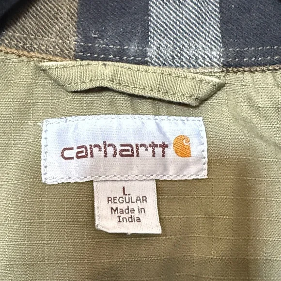 Carhartt Men's Olive Shirt Jacket - Picture 2 of 6